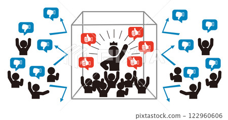 回音室象形圖 122960606