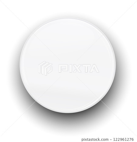 Minimalist White Circle Design 122961276