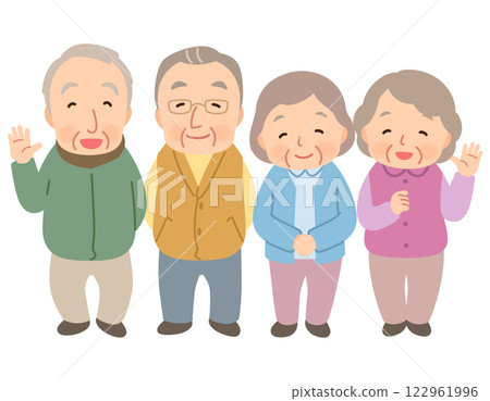 Elderly group, senior, elderly 122961996