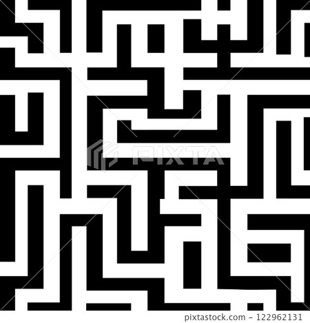 Abstract Black and White Pattern 122962131
