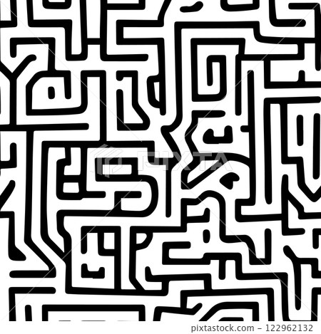 Abstract Black and White Pattern 122962132