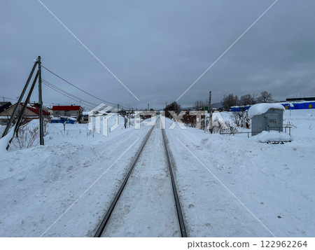 [Hokkaido] View from the JR Soya Main Line railroad crossing (Nayoro) 122962264