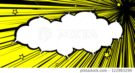 Speech bubble frame silhouette message background 122963299