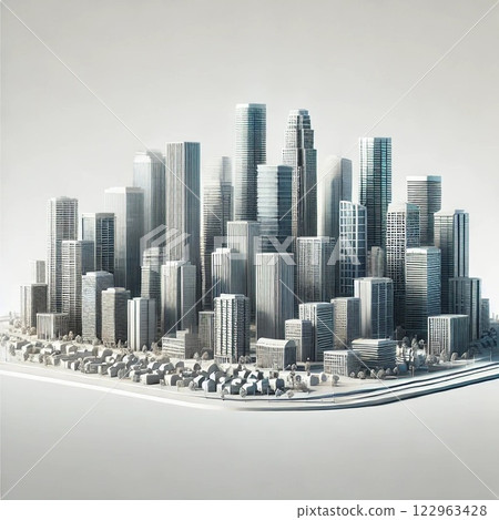 Image of a row of buildings 122963428