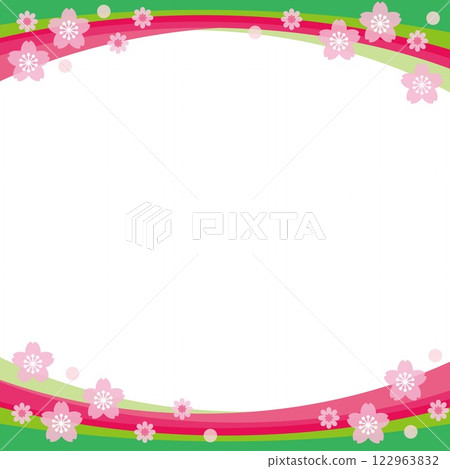 櫻花框架空白 122963832