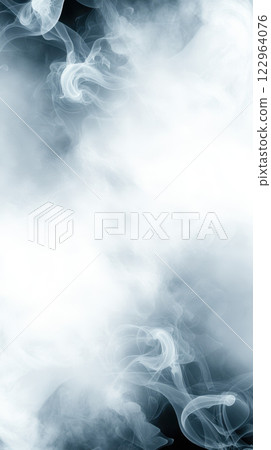 Soft dreamy liquid smoke trails create minimalist atmosphere Soft dreamy liquid smoke trails create minimalist atmosphere 122964076