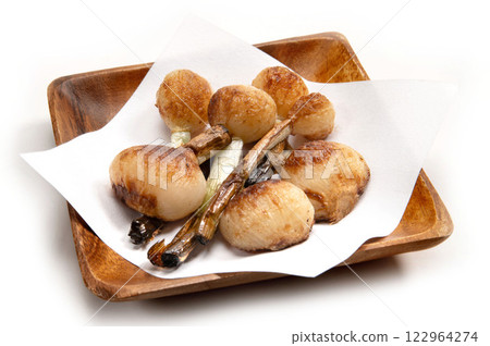 Deep fried sprout vegetables with sprouted garlic Deep fried sprout vegetables with sprouted garlic 122964274