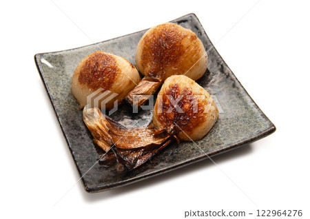 Deep fried sprout vegetables with sprouted garlic Deep fried sprout vegetables with sprouted garlic 122964276