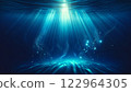 抽象藍色光芒 122964305
