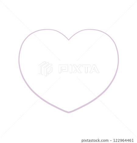 Hand-drawn hearts - Purple (soft lavender) Hand-drawn hearts - Purple (soft lavender) 122964461