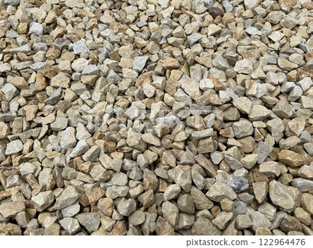 Crime prevention crushed stone crushed stone paving 122964476
