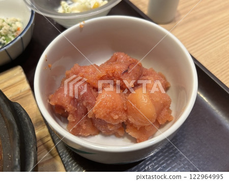 Mentaiko Shiitake 122964995