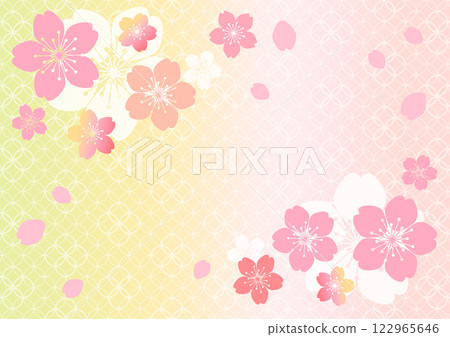 Japanese pattern background 122965646