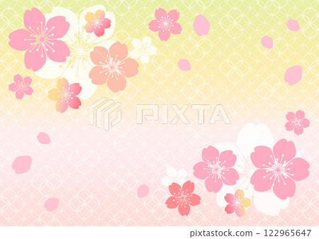 Japanese pattern background 122965647