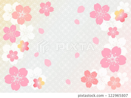 日本圖案背景 122965807