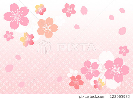 日本圖案背景 122965983