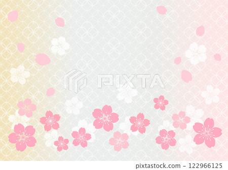 Japanese pattern background 122966125