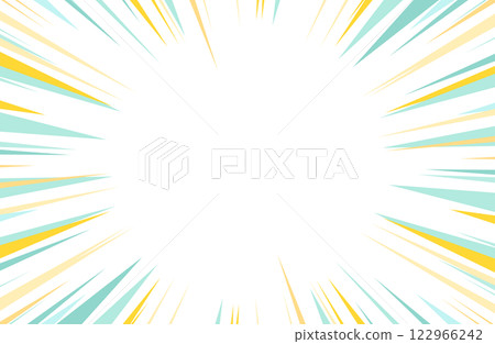 集中的線條和旭日背景向量插圖素材 122966242