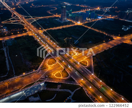 Aerial view of landscape in Chengdu city, China Aerial view of landscape in Chengdu city, China 122966452