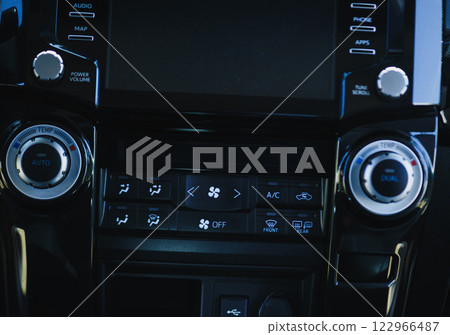 Interior of  a luxury car 122966487