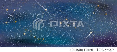 星座和星空背景資料 122967002