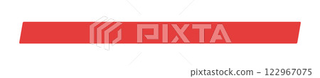 像紅色標記線一樣的水平矩形 - 簡單的對角線切割帶狀框架或裝飾材料 像紅色標記線一樣的水平矩形 - 簡單的對角線切割帶狀框架或裝飾材料 122967075