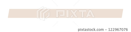 帶有棕色標記線的水平矩形-簡單的對角線切割膠帶框架或裝飾材料 帶有棕色標記線的水平矩形-簡單的對角線切割膠帶框架或裝飾材料 122967076