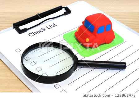 Car inspection (car appraisal and car maintenance image) Car inspection (car appraisal and car maintenance image) 122968472