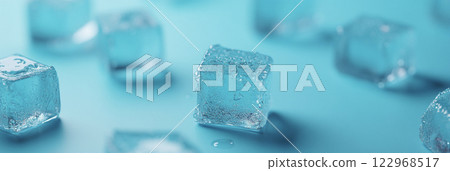 Sparkling ice background AI image 122968517
