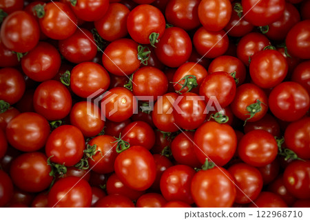 cherry tomatoes background pattern cherry tomatoes background pattern 122968710
