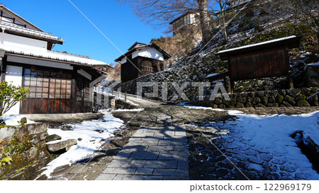 馬籠宿雪景 馬籠宿雪景 122969179