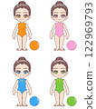 動漫風格藝術體操女孩 01 122969793