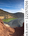 Famous Green Lagoon or Lago Verde, El Golfo, Canary Islands, Spain 122970266