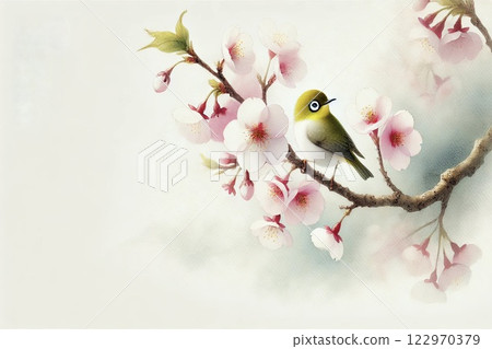 Sakura and mezzo 122970379