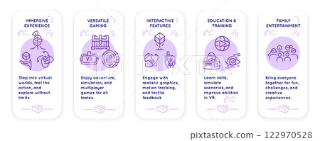 Virtual Reality Icons Set Virtual Reality Icons Set 122970528