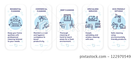 Cleaning Icons Set 122970549