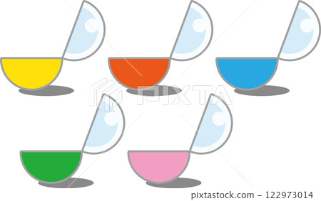 Colorful capsule toy illustration - Toys and capsule toys 122973014