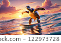 海龜衝浪者 122973728
