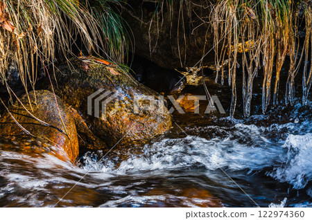 Spray ice [Nagano Prefecture] 122974360