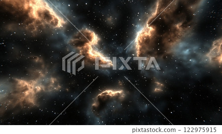 High-resolution, detailed photo of the Milky Way's swirling stars 122975915