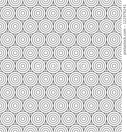 Seamless geometric ornament . Black color thin lines . Seamless geometric ornament . Black color thin lines . 122976241