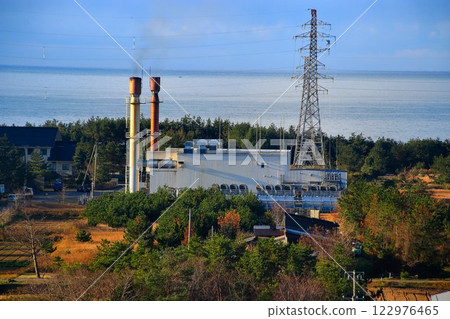 Supplying electricity to remote islands… Thermal power plants using internal combustion power generation 122976465