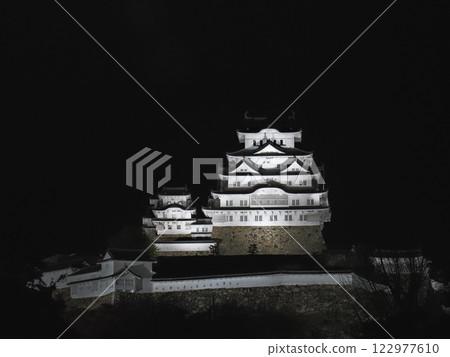 2024年冬季國寶姬路城的夜景 2024年冬季國寶姬路城的夜景 122977610