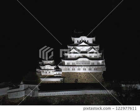 2024年冬季國寶姬路城的夜景 2024年冬季國寶姬路城的夜景 122977611