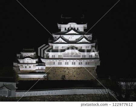 2024年冬季國寶姬路城的夜景 122977612