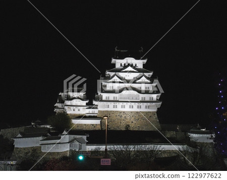 2024年冬季國寶姬路城的夜景 122977622
