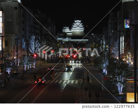 2024年冬季國寶姬路城的夜景 2024年冬季國寶姬路城的夜景 122977635