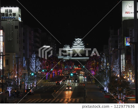 2024年冬季國寶姬路城的夜景 2024年冬季國寶姬路城的夜景 122977636