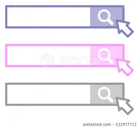 Illustration of a search bar where you can enter keywords to search the internet Illustration of a search bar where you can enter keywords to search the internet 122977711