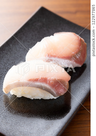 Delicious Yellowtail Nigiri Sushi Delicious Yellowtail Nigiri Sushi 122977865